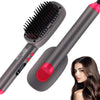 Keratin Ceramic Hair Straightening Brush with 4D Technology