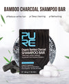 Bamboo Charcoal Luxe Shampoo Soap for Effortless Hair Care