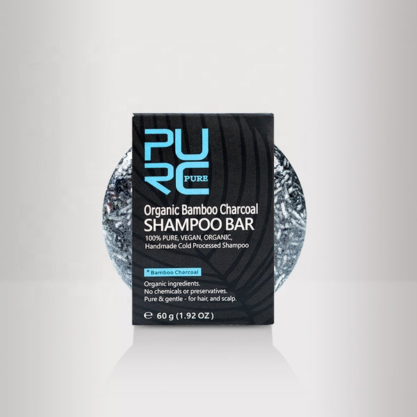 Bamboo Charcoal Luxe Shampoo Soap for Effortless Hair Care