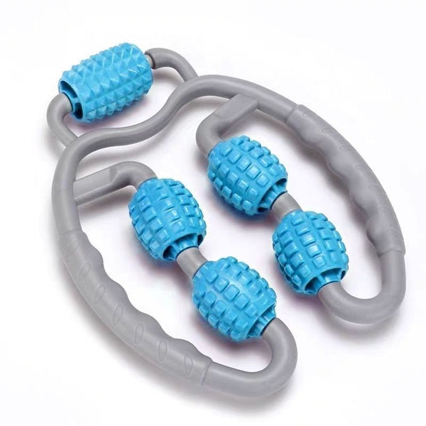 U Shape Trigger Point Massage Roller - Premium Full Body Muscle Relief Tool