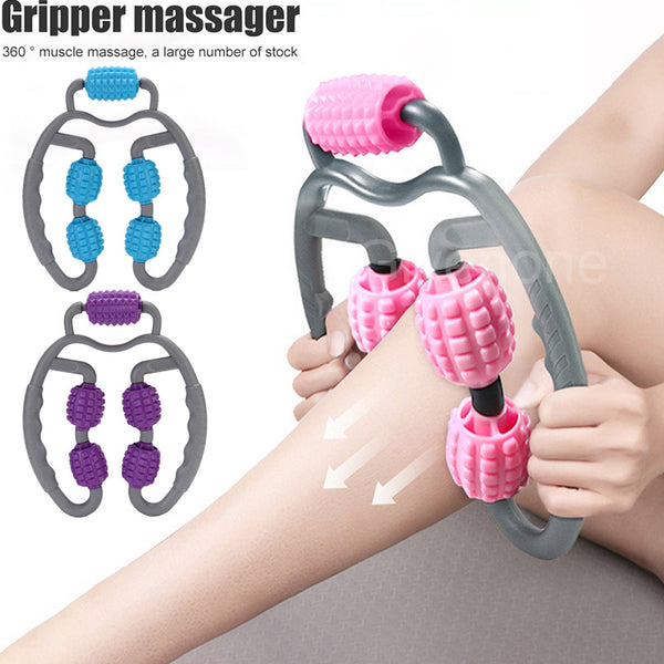 U Shape Trigger Point Massage Roller - Premium Full Body Muscle Relief Tool