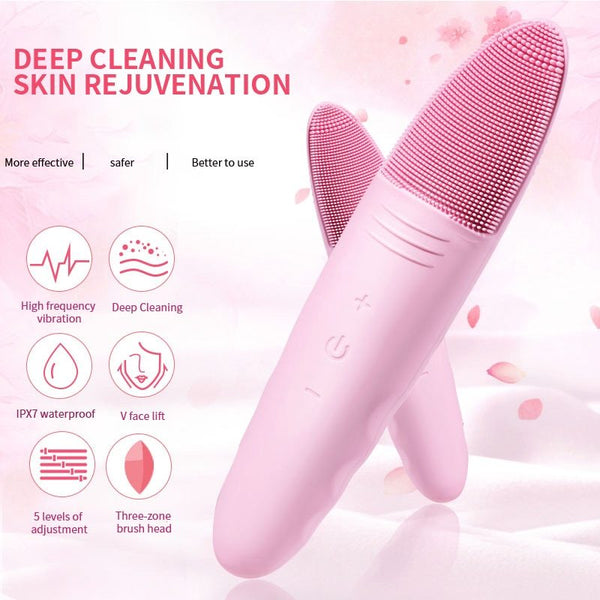 Silicone Ultrasonic Face Cleanser & Massage Tool