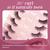 Natural Elegance Wispy Eyelashes - 7 Pairs of Comfortable, Lightweight Lashes