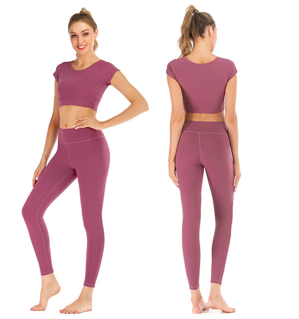 Elevate Comfort: Premium Nylon Yoga Suit