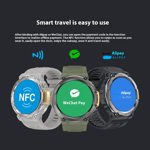 Fully Fit HD Round Screen Smart Watch - Elegant Wellness Companion