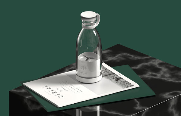 350ML Portable Electric Juicer Blender - USB Rechargeable, Easy Clean, Compact Design - BloomRadiant