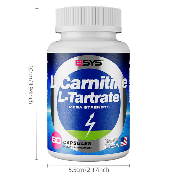 BSYS L-Carnitine L-Tartrate 60 Caps - Elevate Your Wellness Journey