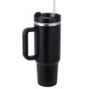 40oz Stainless Steel Travel Mug with Straw and Handle - BPA Free - BloomRadiant