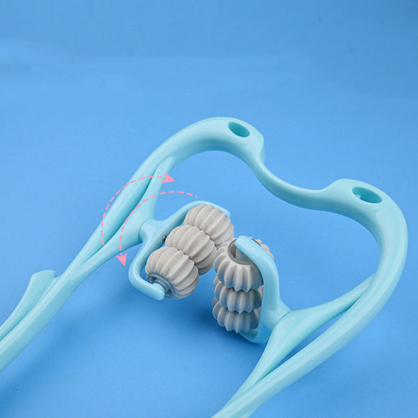 Elegant 6-Roller Neck Massager for Ultimate Comfort and Wellness