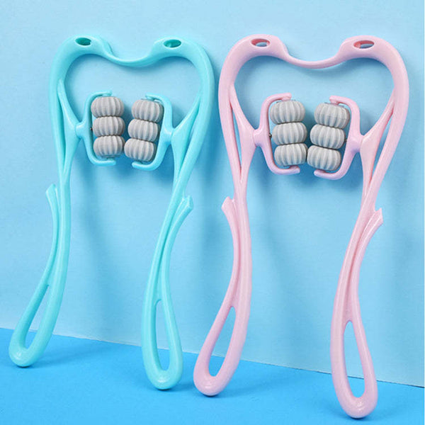 Elegant 6-Roller Neck Massager for Ultimate Comfort and Wellness