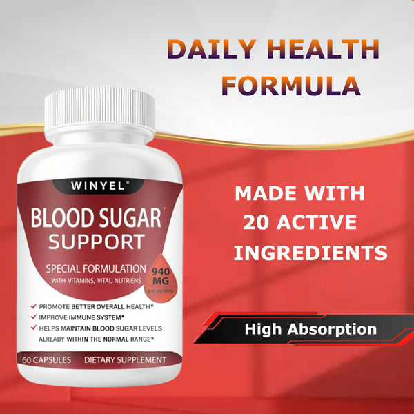 WINYEL Blood Sugar Complex - Premium Natural Supplement for Balanced Wellness