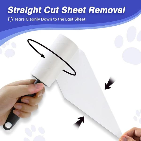 RAINBEAN Premium Extra Sticky Lint Rollers - 540 Sheets & 6 Refills for Effortless Living