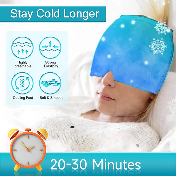Ice Migraine and Headache Relief Cap
