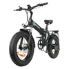 20-Inch Wide Folding Electric Mountain Bicycle with Fat Tires
