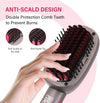 Keratin Ceramic Hair Straightening Brush with 4D Technology