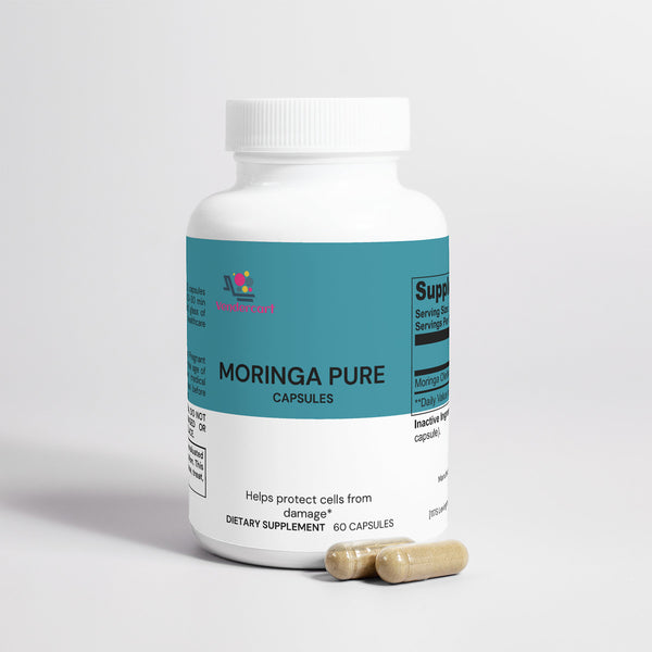 Premium Organic Moringa Superfood Capsules for Vitality & Wellness