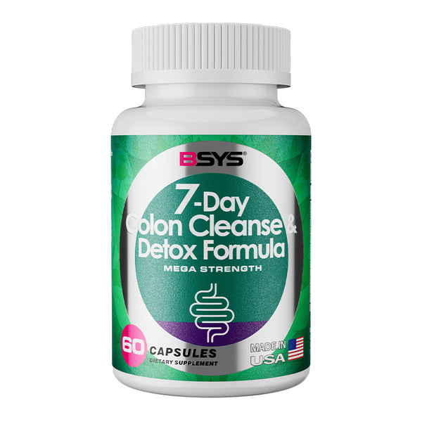 BSYS 7 Day Colon Cleanse & Detox Formula for Enhanced Wellness