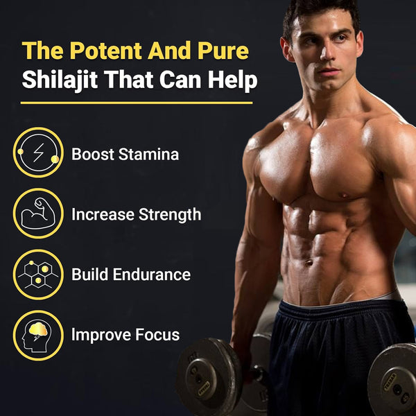 Winyel Shilajit Gold Gummies with 85 Trace Minerals for Energy and Immune Support