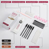 ICONSIGN 3-in-1 Premium Eyelash, Eyebrow & Beard Tint Kit for Exceptional Colour Retention