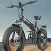 20-Inch Wide Folding Electric Mountain Bicycle with Fat Tires
