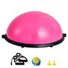 VEVOR 23 Inch Half Exercise Ball Trainer with Resistance Bands & Pump for Ultimate Balance and Strength