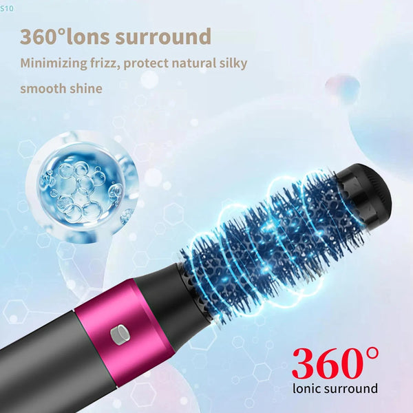 5-in-1 Luxe Hair Dryer Brush for Effortless Styling and Radiant Results