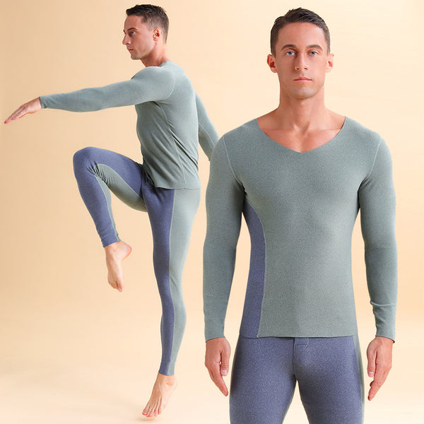 Thermal Slim Fit V-Neck Underwear Set for Ultimate Comfort and Style