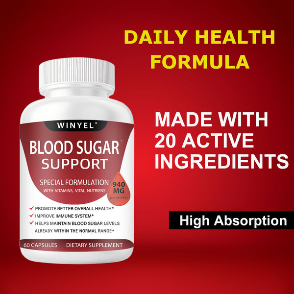 WINYEL Blood Sugar Complex - Premium Natural Supplement for Balanced Wellness