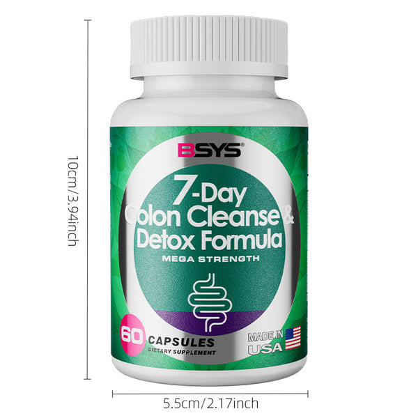 BSYS 7 Day Colon Cleanse & Detox Formula for Enhanced Wellness