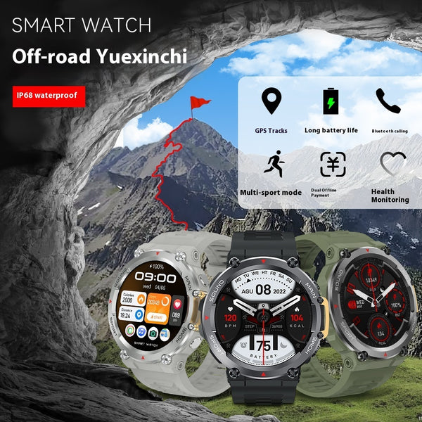 Fully Fit HD Round Screen Smart Watch - Elegant Wellness Companion
