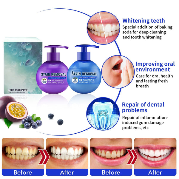 Baking Soda Press Toothpaste for Advanced Oral Care