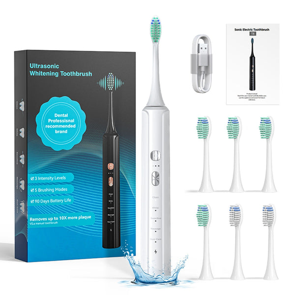 Travel-Ready Electric Toothbrush for Effortless Oral Care
