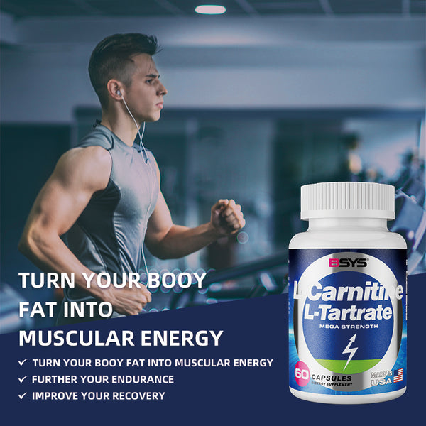 BSYS L-Carnitine L-Tartrate 60 Caps - Elevate Your Wellness Journey