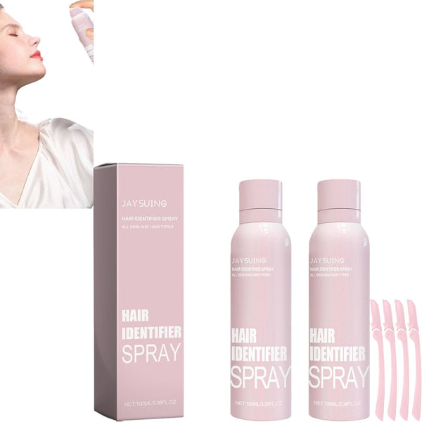 Hair Identifier Spray for Precision Shaving and Dermaplaning