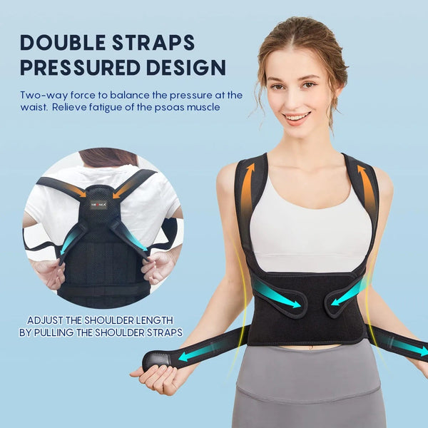 Invisible Back Posture Correction Belt for Ultimate Comfort and Support - BloomRadiant