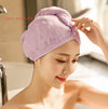 Premium Microfiber Women's Hair Dryer Cap for Effortless Drying - BloomRadiant