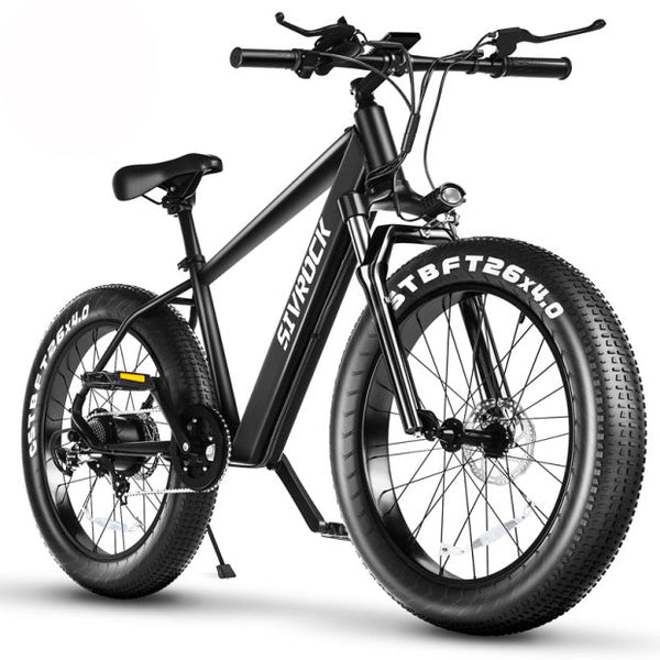 SIVROCK V1 Professional 1000W Electric Mountain Bike with 26 x 4.0 Fat Tires - BloomRadiant