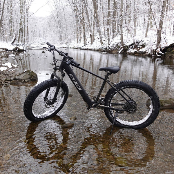 SIVROCK V1 Professional 1000W Electric Mountain Bike with 26 x 4.0 Fat Tires - BloomRadiant
