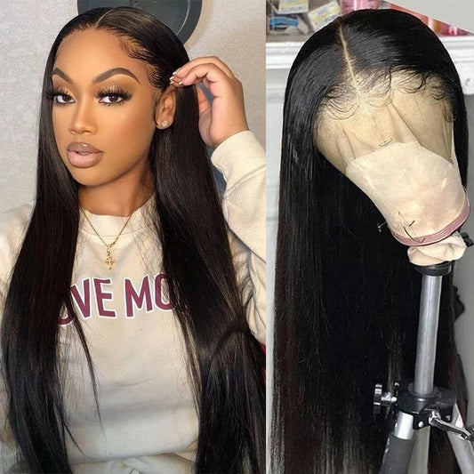 Enchanting Brazilian Straight Lace Front Wig 🌹