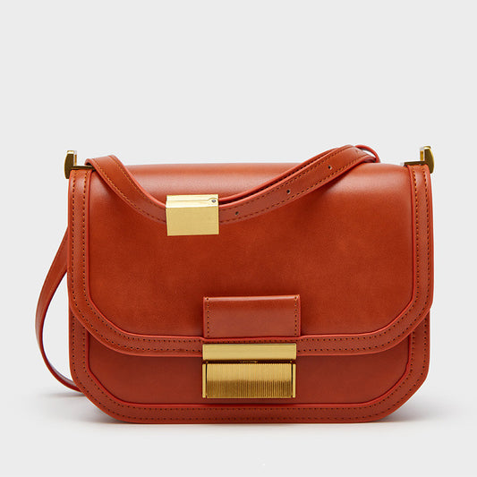 Luxury Chic PU One-shoulder Flap Bag 🌟